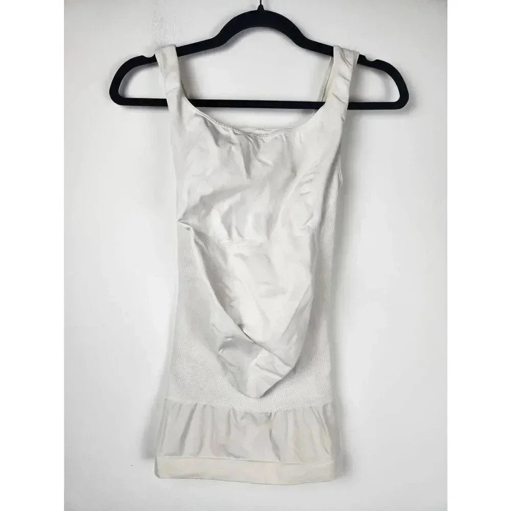 Blanqi Maternity Support Tank Top White Size Small.